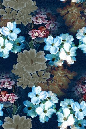香云纱印花花型图片