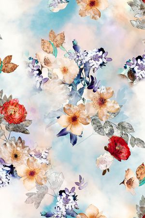 花卉印花花型图片