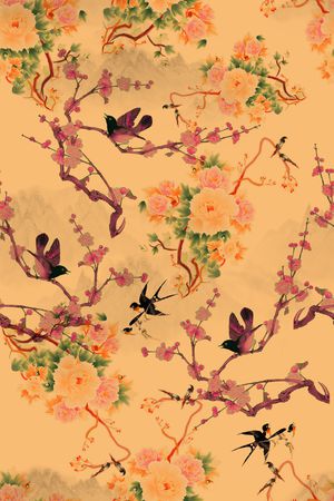 花卉印花花型图片
