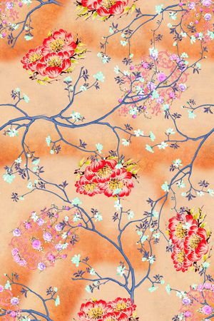 花卉印花花型图片