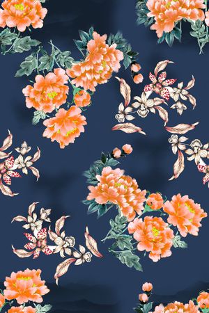 花卉印花花型图片