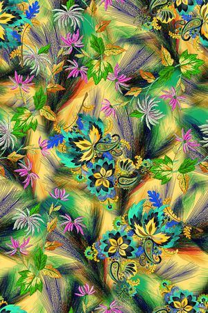 花卉印花花型图片