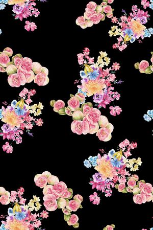 花卉印花花型图片