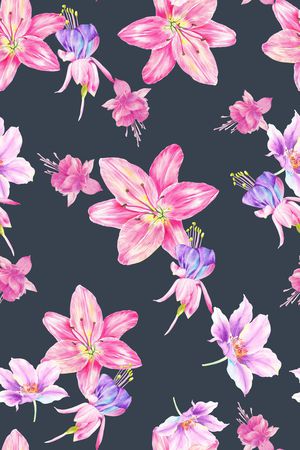 花卉印花花型图片