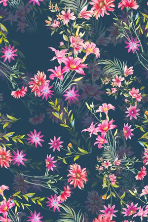 花卉印花花型图片