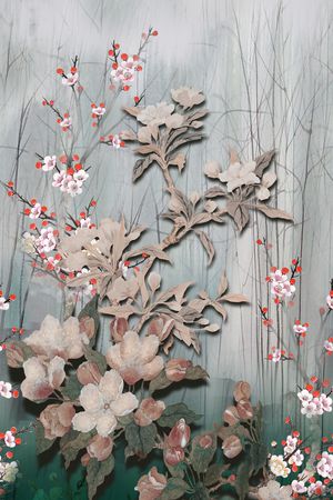 女装定位花印花花型图片