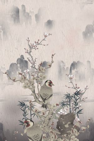 女装定位花印花花型图片