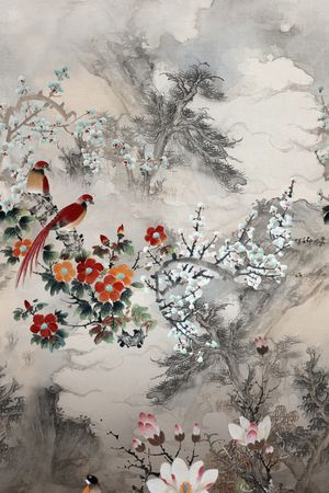 女装定位花印花花型图片