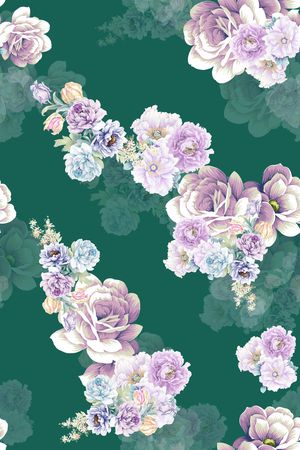 花卉印花花型图片