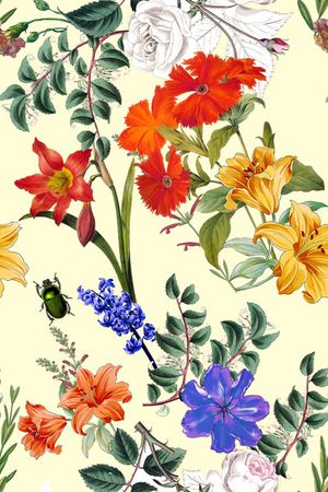 花卉印花花型图片
