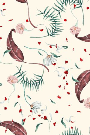 花瓣印花花型图片
