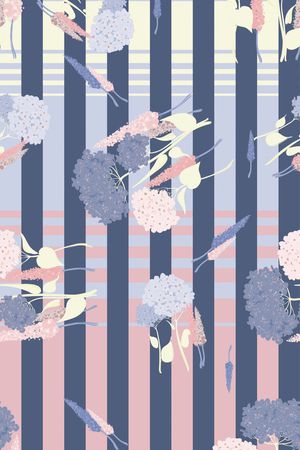 花卉印花花型图片