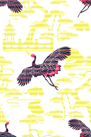 祥云印花花型图片