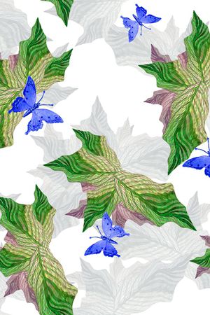 纸印花印花花型图片
