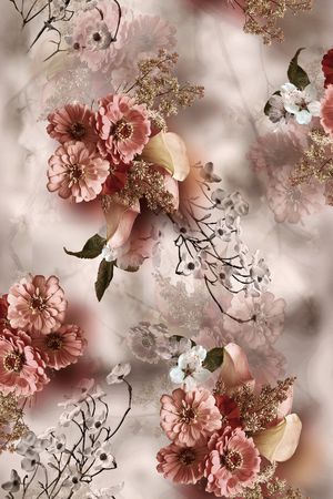 花卉印花花型图片