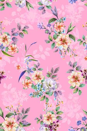 数码花型印花花型图片