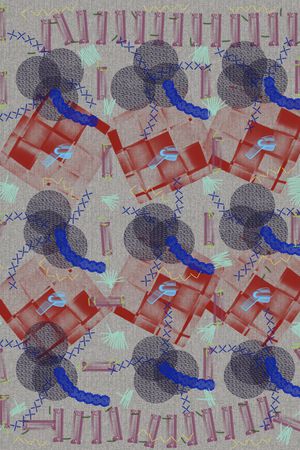 插画印花花型图片