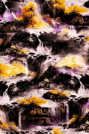 纸印花印花花型图片