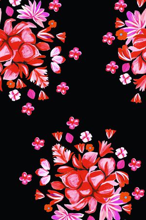 花卉印花花型图片