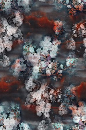 香云纱印花花型图片
