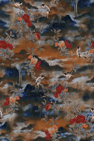 香云纱印花花型图片