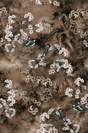 香云纱印花花型图片