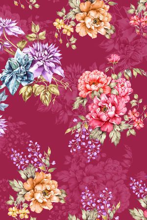 女装印花花型图片