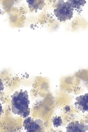 绘画印花花型图片