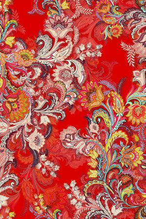 复古印花花型图片