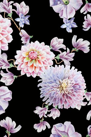 花卉印花花型图片