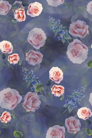 花卉印花花型图片