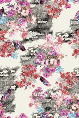 纸印花印花花型图片