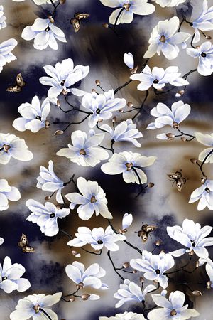 花卉印花花型图片