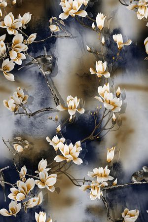 香云纱印花花型图片