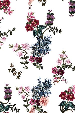 花卉印花花型图片