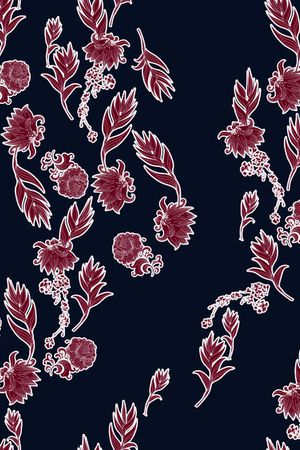 趋势花型印花花型图片