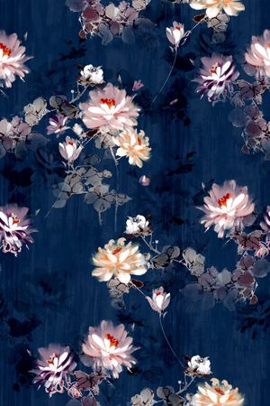 花卉印花花型图片