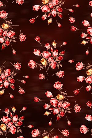 花卉印花花型图片