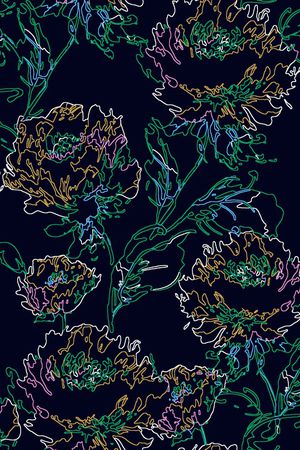 几何印花花型图片