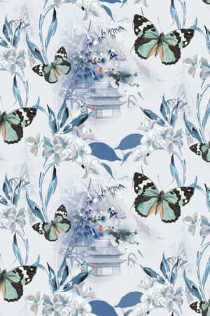 定位花印花花型图片