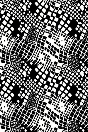 几何印花花型图片