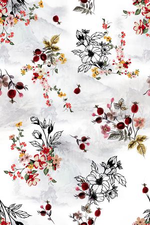 香云纱印花花型图片