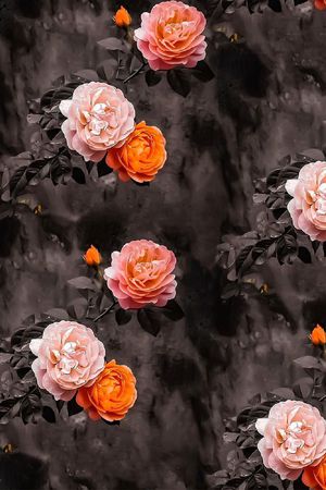 花卉印花花型图片