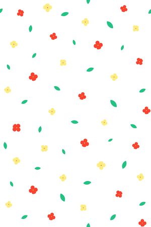 简约印花花型图片