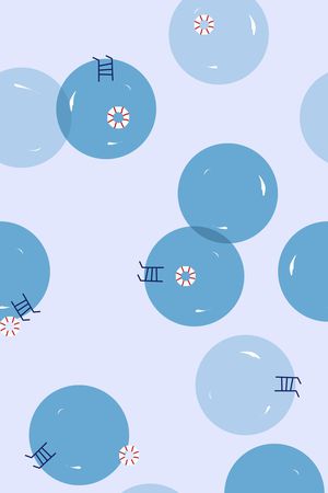 简约印花花型图片