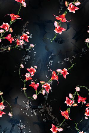 梅花印花花型图片