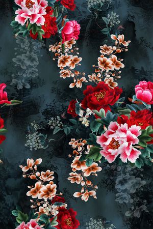 香云纱印花花型图片