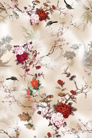 休闲印花花型图片