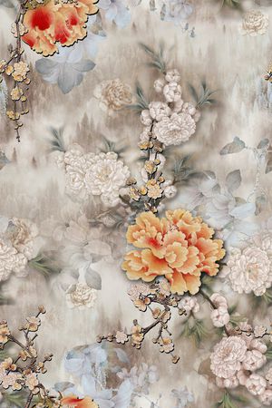 香云纱印花花型图片