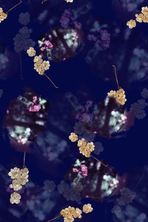 日韩印花花型图片